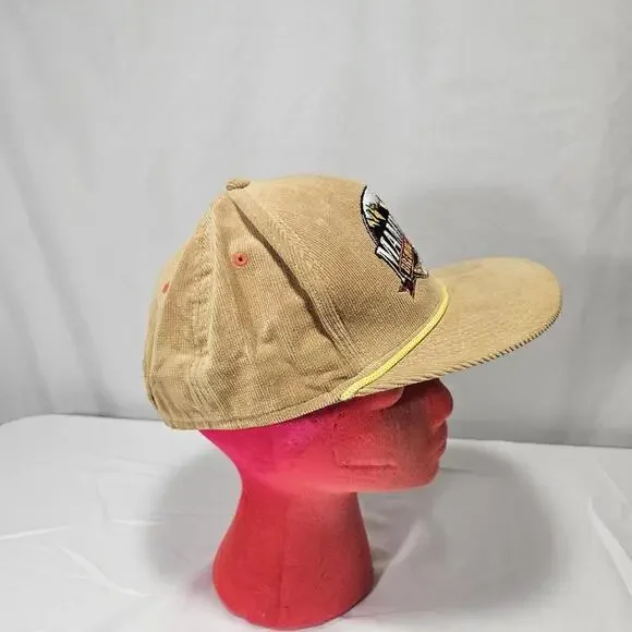 Mammoth Brewing Company Corduroy Snapback Hat Cap Mammoth Mountain Brown OSFM - Picture 4 of 10